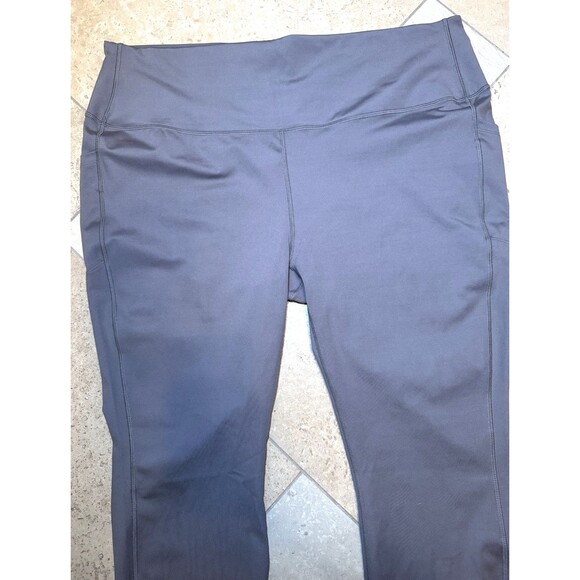 All In Motion Everyday Soft Style High-Rise 7/8 Leggings Pockets Taupe 3X NEW - Picture 4 of 12